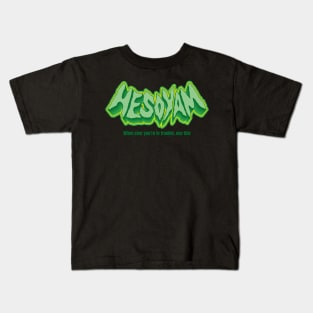 Hesoyam Cheat code word lettering art Kids T-Shirt